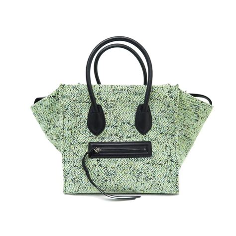 sac luggage phantom celine prix|Medium Luggage Phantom bag in fuzzy jacquard .